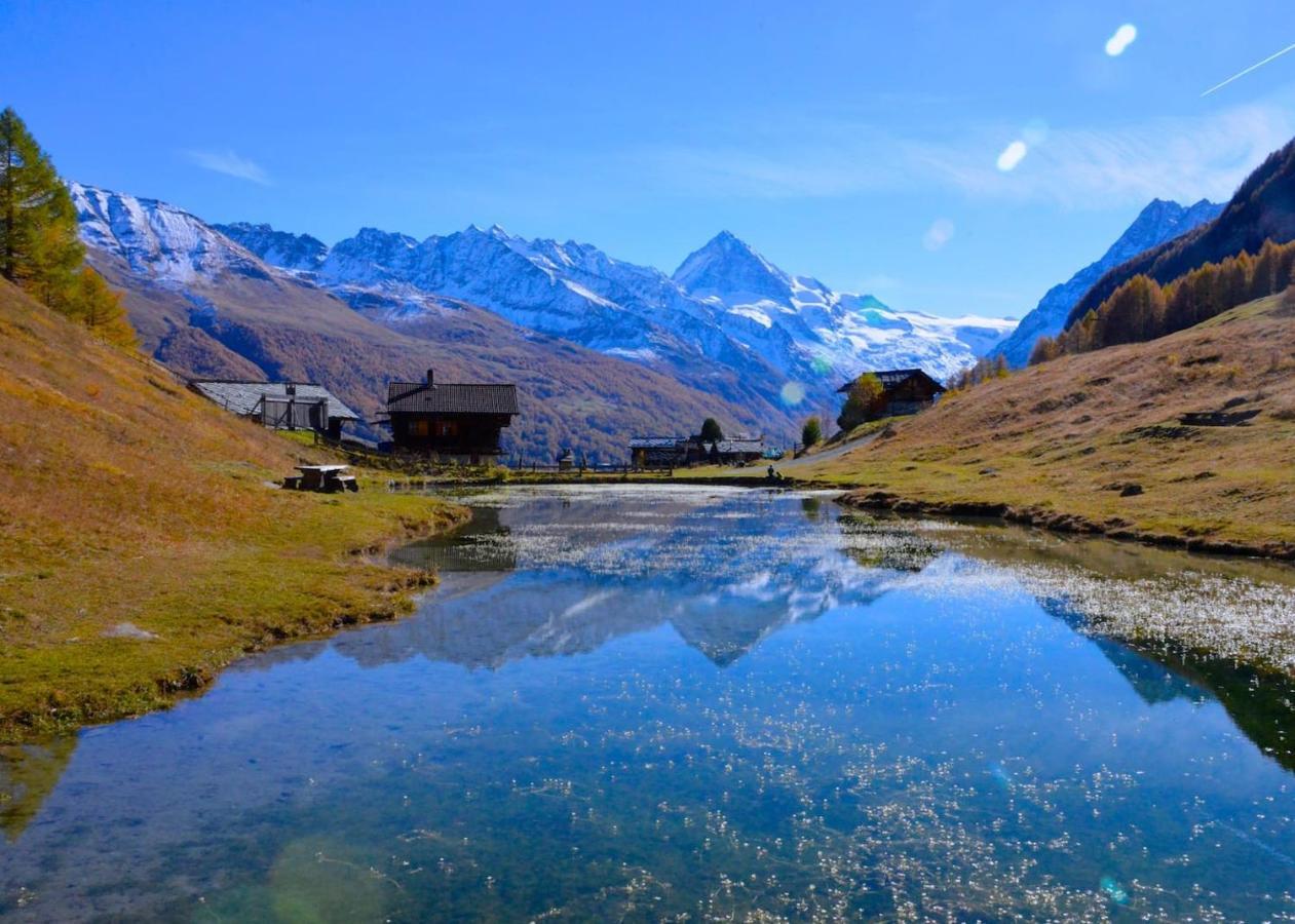 Idyllic Chalet In Evolene, With View On The Dent Blanche And The Mountains Apartment Exterior foto