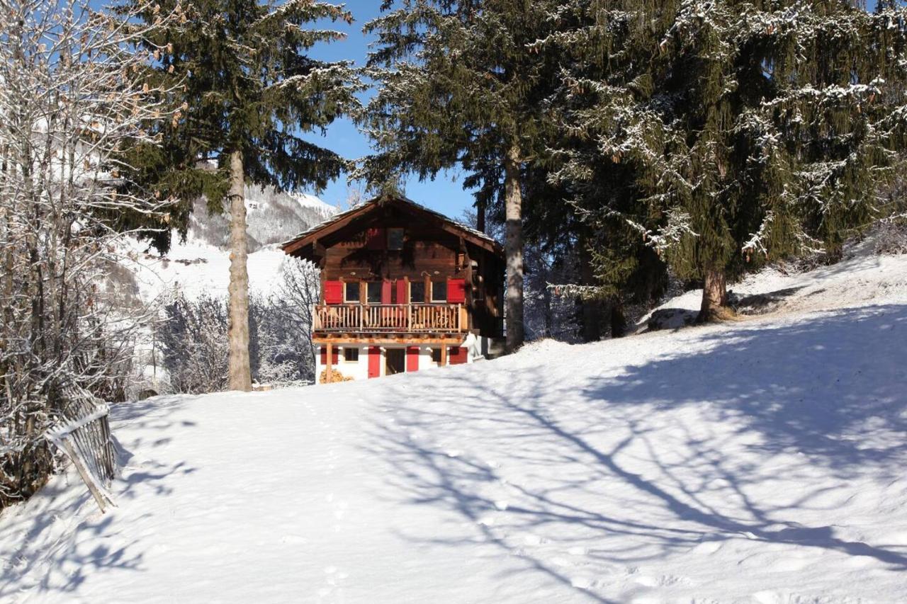 Idyllic Chalet In Evolene, With View On The Dent Blanche And The Mountains Apartment Exterior foto