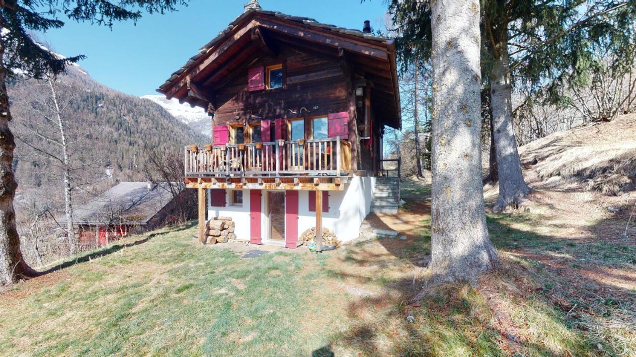 Idyllic Chalet In Evolene, With View On The Dent Blanche And The Mountains Apartment Exterior foto